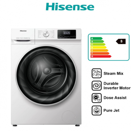 lavadora Hisense Etiqueta de eficiencia energética B